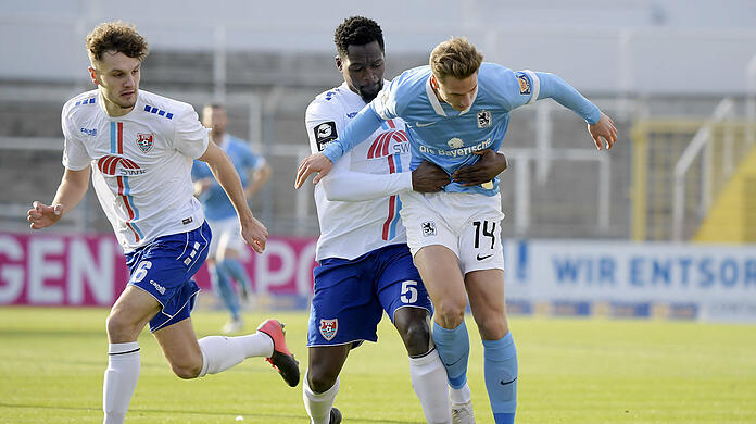 Dennis Dressel tat sich, wie der gesamte TSV 1860, gegen Uerdingen schwer.