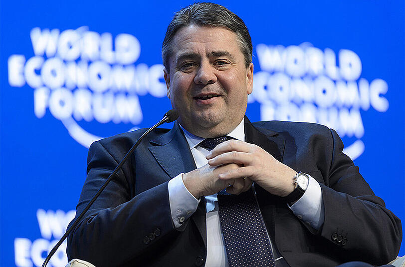 Bundeswirtschaftsminister Sigmar Gabriel (SPD) beim diesjährigen Weltwirtschaftsforum in Davos.