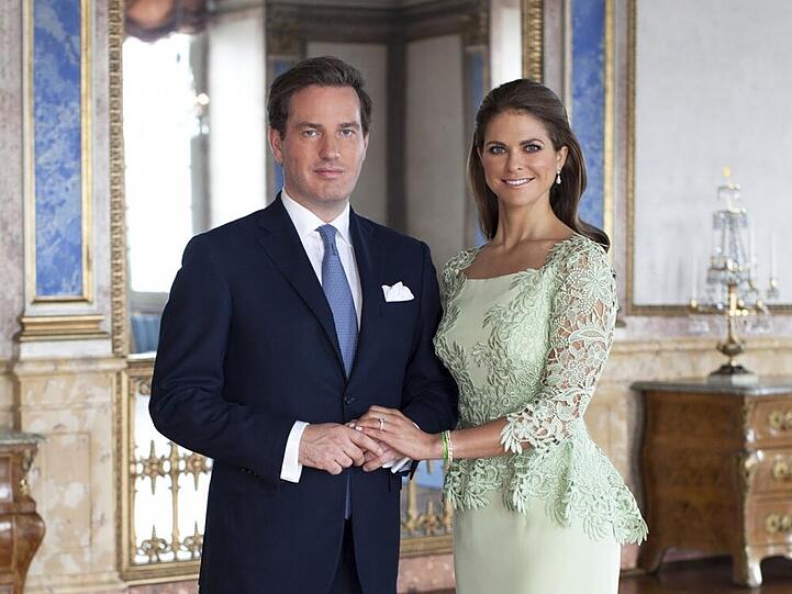 In freudiger Erwartung: Christopher O'Neill und Prinzessin Madeleine