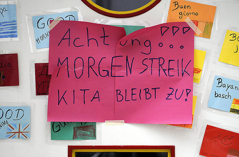 Die Erzieher streiken erneut! Am Mittwoch, 08.04. ruft Verdi zu einer weiteren Arbeitsniederlegung auf.