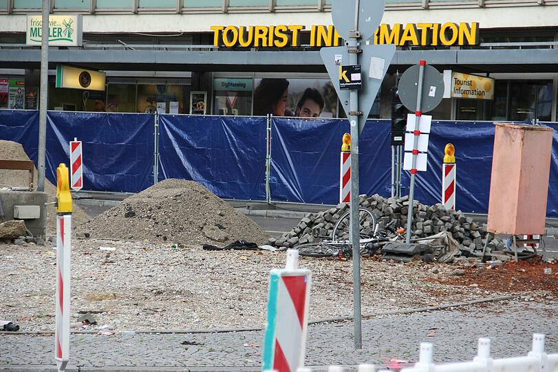 So sieht's seit Mittwoch am Münchner Hauptbahnhof aus: Baustelle soweit das Auge reicht