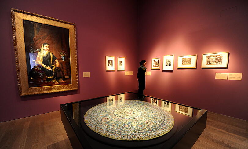 in der Ausstellung "Maharaja Pracht der Indischen Fürstenhöfe" wurden 2010 mehr als 250 Objekte aus drei Jahrhunderten zu sehen, die zum Teil erstmals in Europa gezeigt werden.