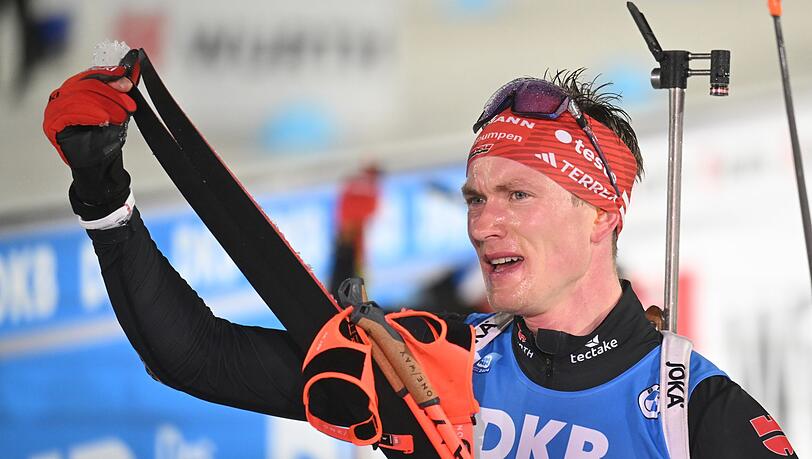 Benedikt Doll aus Deutschland nach dem Rennen.