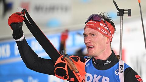 Benedikt Doll aus Deutschland nach dem Rennen.