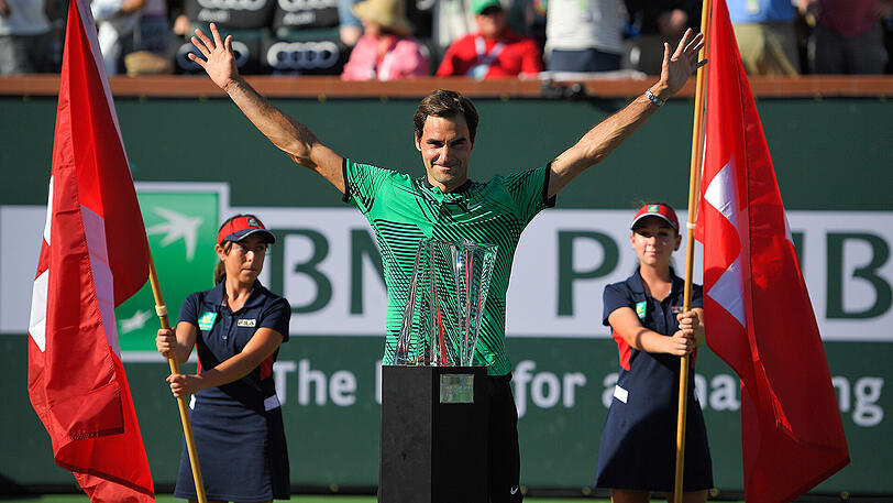 Roger Federer spielt mit 35 wieder ganz oben mit.