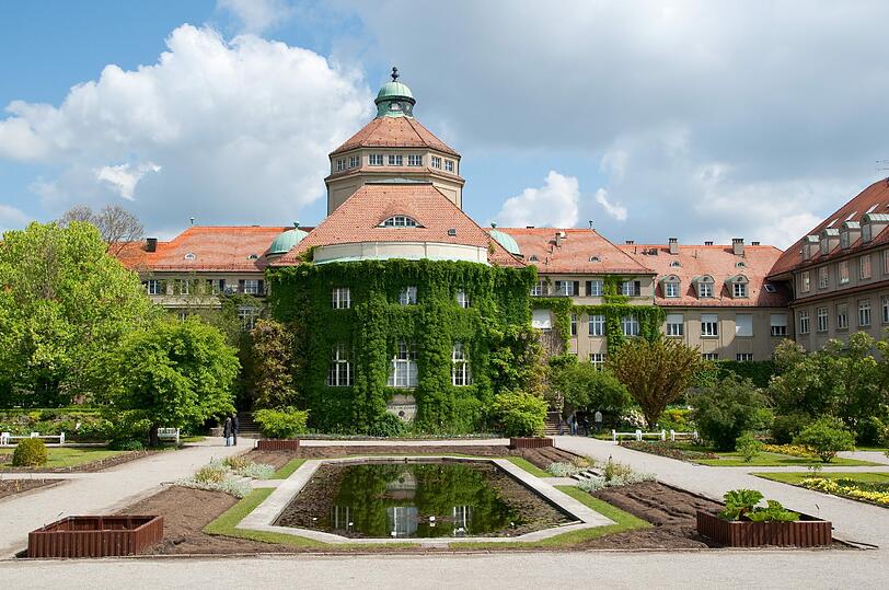 Der Botanische Garten im Stadtviertel Nymphenburg.