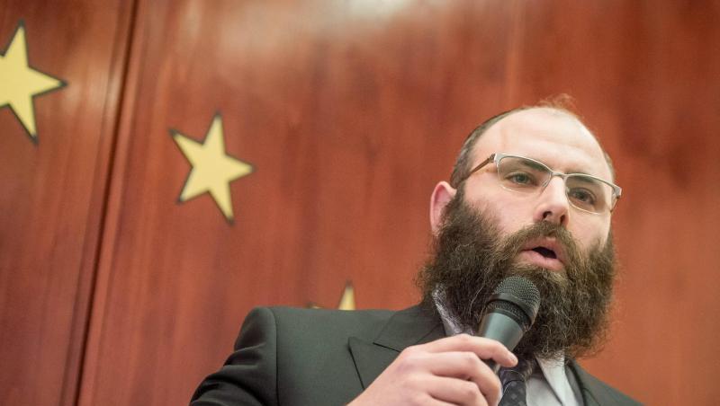 Rabbi Menachem Margolin, Vorsitzender der European Jewish Association (eja). Foto: Stephanie Lecocq/epa/dpa/Archivbild Rabbi Menachem Margolin, Vorsitzender der European Jewish Association (eja). Foto: Stephanie Lecocq/epa/dpa/Archivbild