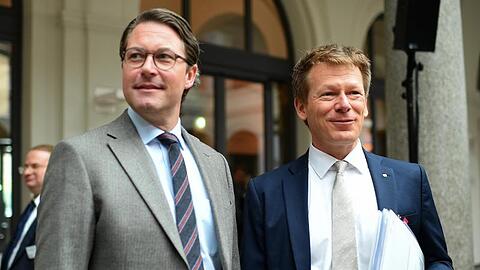Bundesverkehrsminister Andreas Scheuer und Bahn-Chef Richard Lutz kamen heute erneut zum Bahn-Gipfel zusammen.