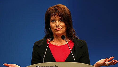 Gabriele Pauli während des CSU-Parteitags im September 2007 Gabriele Pauli während des CSU-Parteitags im September 2007
