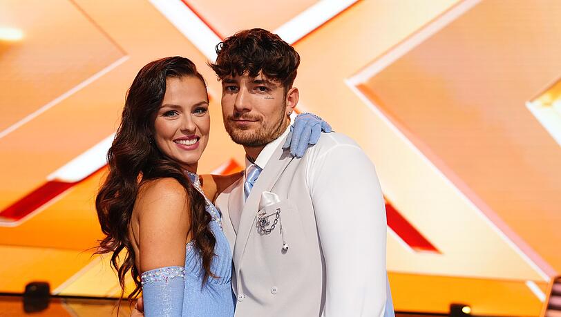 Influencer Willi Banner mit Tanzprofi Patricija Ionel