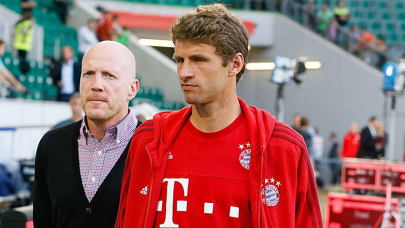 Ex-Bayern-Sportvorstand Matthias Sammer (links) und Thomas Müller im August 2015.