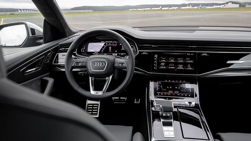 Modern und hochwertig: die Armaturen des Audi SQ8.