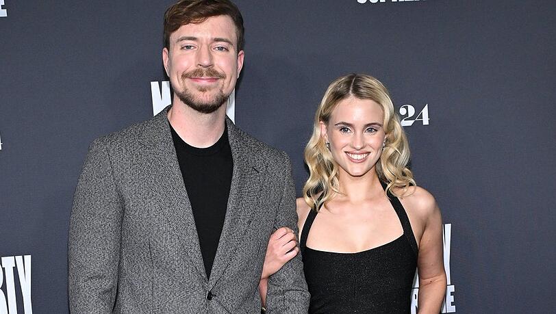 MrBeast und Thea Booysen gehen zuk&uuml;nftig als Ehepaar durchs Leben.