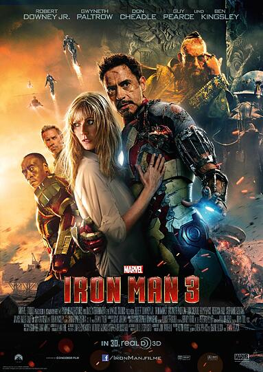 Kommt am 1. Mai ins Kino: der Film &bdquo;Iron Man 3&ldquo;.