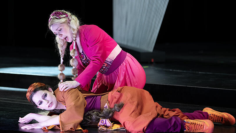 Eine Szene aus "Zanaida" im Prinzregententheater.