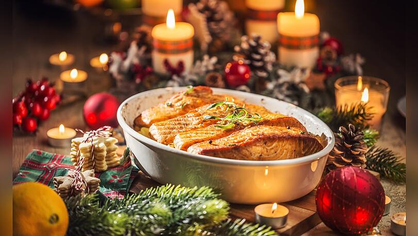 Fisch geh&ouml;rt in vielen Familien an Weihnachten auf den Tisch.