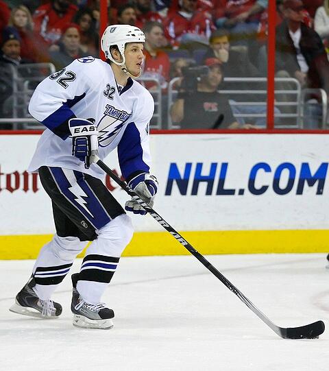 EHC-Neuzugang Matt Smaby, hier im Trikot der Tampa Bay Lightning.