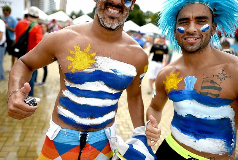 Ob im Stadion in Brasilien oder beim Public Viewing daheim: Die heißesten Fans der WM. Die Bilder!