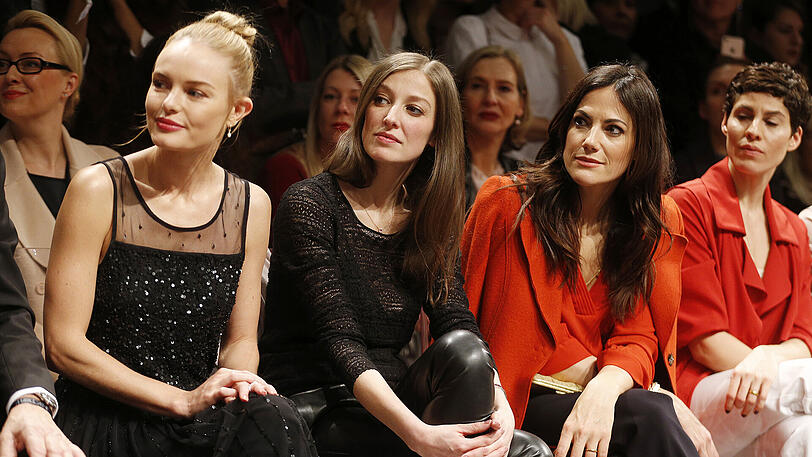 Kate Bosworth, Alexandra Maria Lara und Bettina Zimmermann bei der Marc Cain fashion show.