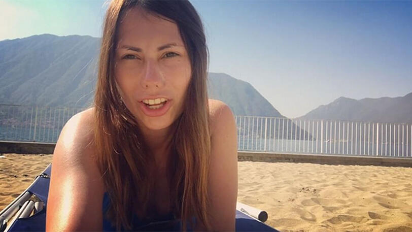 So präsentiert sich die russische Sportjournalistin Maria Komandnaja auf Instagram.