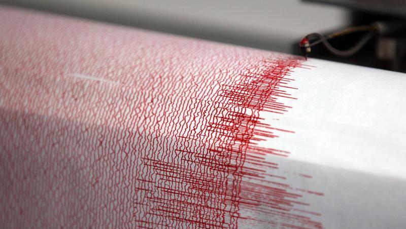 Das Archivfoto zeigt einen Seismograph, der Ausschläge bei einem Erdbeben misst. Das Archivfoto zeigt einen Seismograph, der Ausschläge bei einem Erdbeben misst.