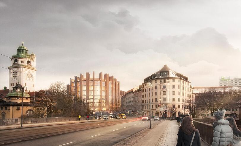 Zum Vergleich: Der unterlegene Vorschlag des Büros Wulf Architekten.