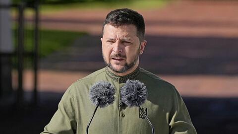 Wolodymyr Selenskyj, Präsident der Ukraine.