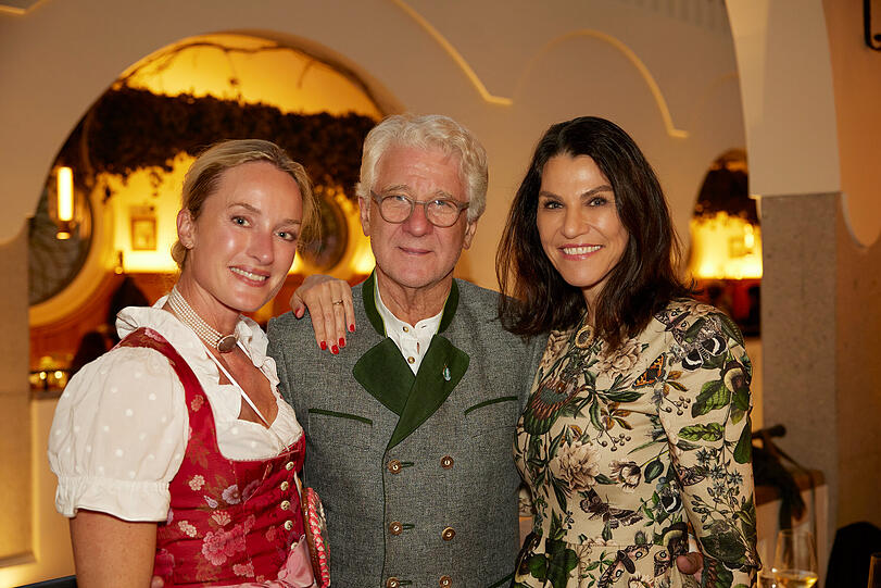 Madame-Chefredakteurin Petra Winter mit Kult-Kommentator Marcel Reif und Prof. Dr. Marion Kiechle.