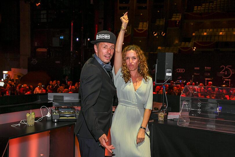 Michi Beck mit Frau Ulrike Fleischer