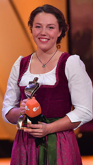 Die Sportlerin des Jahres: Biathletin Laura Dahlmeier.