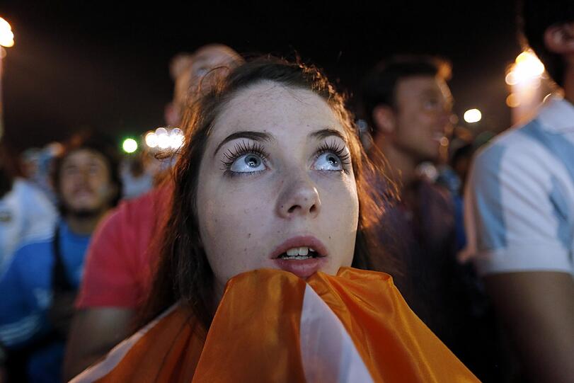 Die Holland-Fans weinen, die Argentinier feiern: Die Fan-Bilder vom WM-Halbfinale