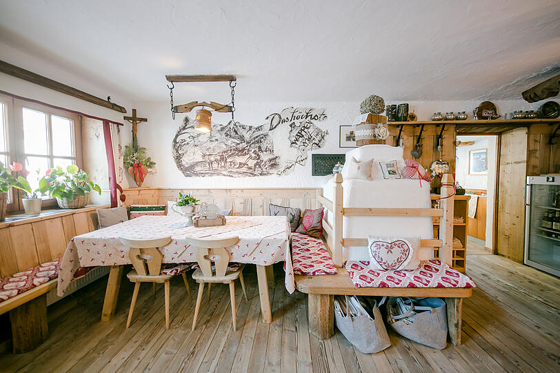 Der Berggasthof Steckholzer in Vals, Wipptal.