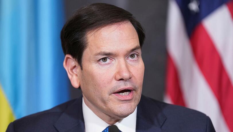 US-Außenminister Rubio will bei den Verhandlungen mit der Ukraine und Russland über ein Kriegsende schnelle Ergebnisse. (Archivbild)