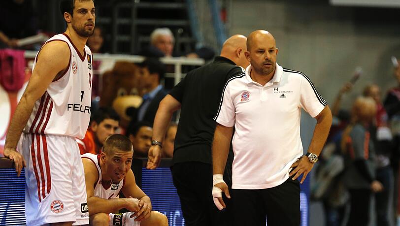 Yotam Halperin, Steffen Hamann und Trainer Yannis Christopoulos.