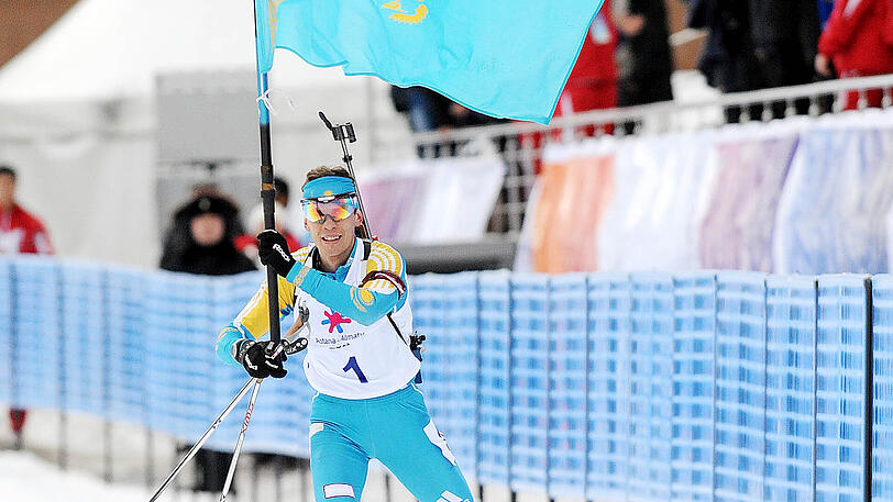 Dem kasachischen Biathlon-Team droht ein Doping-Skandal.