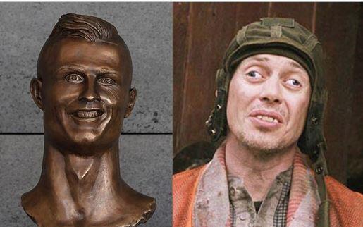 "Wenn die neue C. Ronaldo Büste so aussieht wie Steve Buscemi. Kann man so machen, ist dann halt seltsam..."