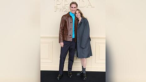 Ethan und Maya Hawke strahlten bei einer Modenschau von Prada.