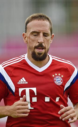 Franck Ribery mit Bart.