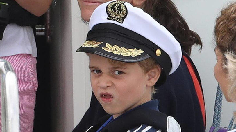 Prinz George als kleiner Kapitän