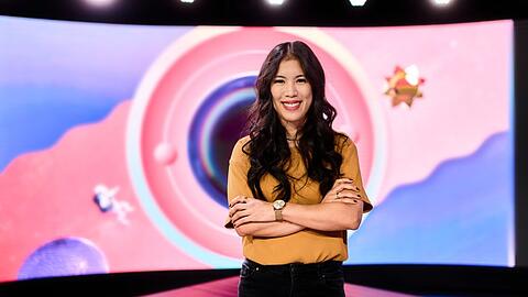 Mai Thi Nguyen-Kim präsentiert ihre neue Sendung: "MAITHINK X - Die Show".
