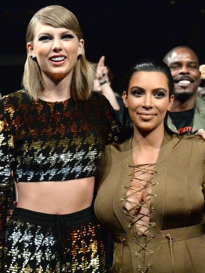Taylor Swift und Kim Kardashian, hier bei den MTV Video Music Awards 2015, k&ouml;nnen sich seit Jahren nicht ausstehen.