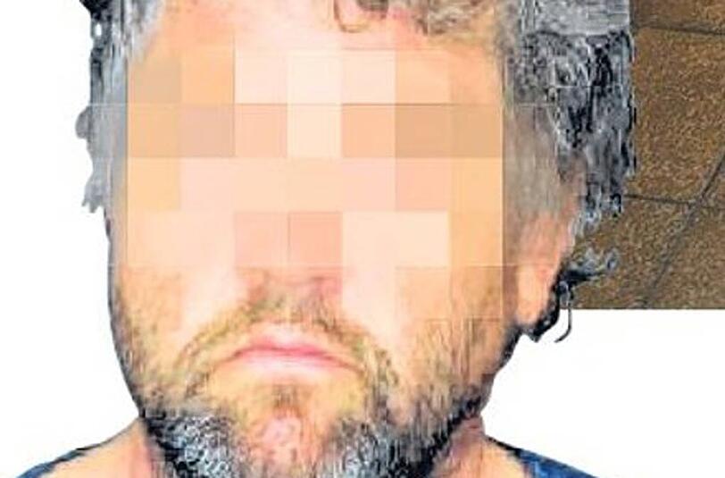 Thomas S. (53) nach der Festnahme. Sein Bart ist inzwischen länger.