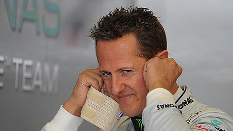Mercedes-Pilot Michael Schumacher im Juli 2011 beim Großen Preis am Nürburgring.