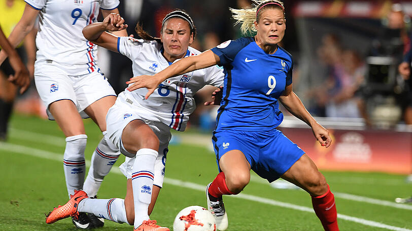 In ihrem Auftaktmatch bezwangen die Französinnen Island 1:0.