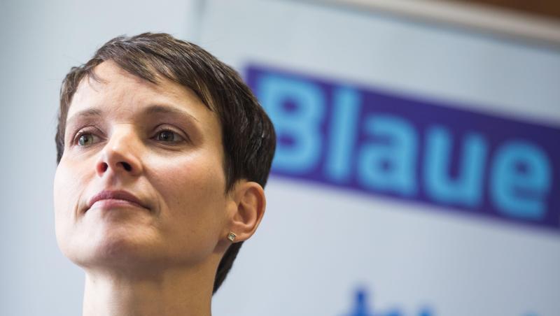 Die ehemalige AfD-Chefin Frauke Petry spricht bei einer Diskussionsveranstaltung. Foto: Frank Rumpenhorst/Archivbild Die ehemalige AfD-Chefin Frauke Petry spricht bei einer Diskussionsveranstaltung. Foto: Frank Rumpenhorst/Archivbild