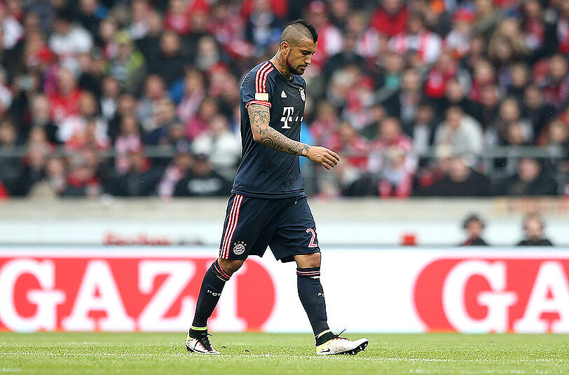 Keine halbe Stunde mit von der Partie: Der Chilene Arturo Vidal.