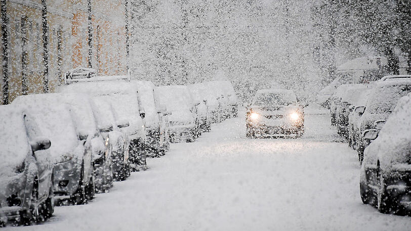 Der Schnee sorgte für einige Turbulenzen auf den Straßen.