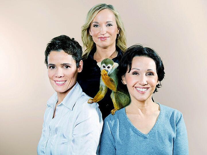V.l.: Nicolle Müller, Birga Dexel, Ann Castro