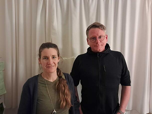 Gesa Steding und Christian Walch vom „Bündnis Zivilgesellschaft" engagieren sich gegen ein AfD-Zentrum in Weilheim. Gesa Steding und Christian Walch vom „Bündnis Zivilgesellschaft" engagieren sich gegen ein AfD-Zentrum in Weilheim.