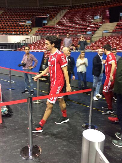 Mats Hummels war auf Seiten der Fußballer dabei.
